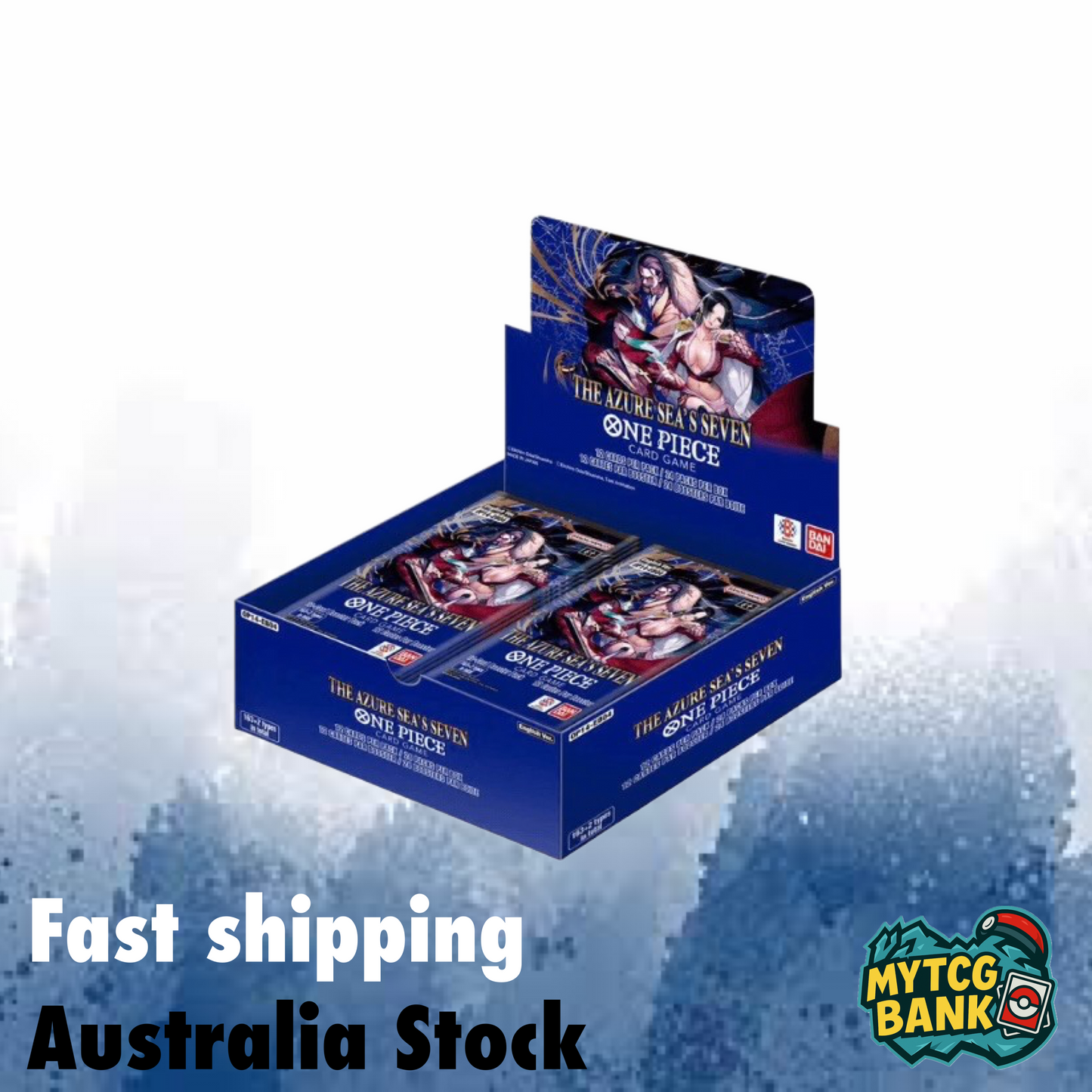 One Piece TCG OP-14 EB-04 Booster Box The Azure Sea's Seven (English) Brand New