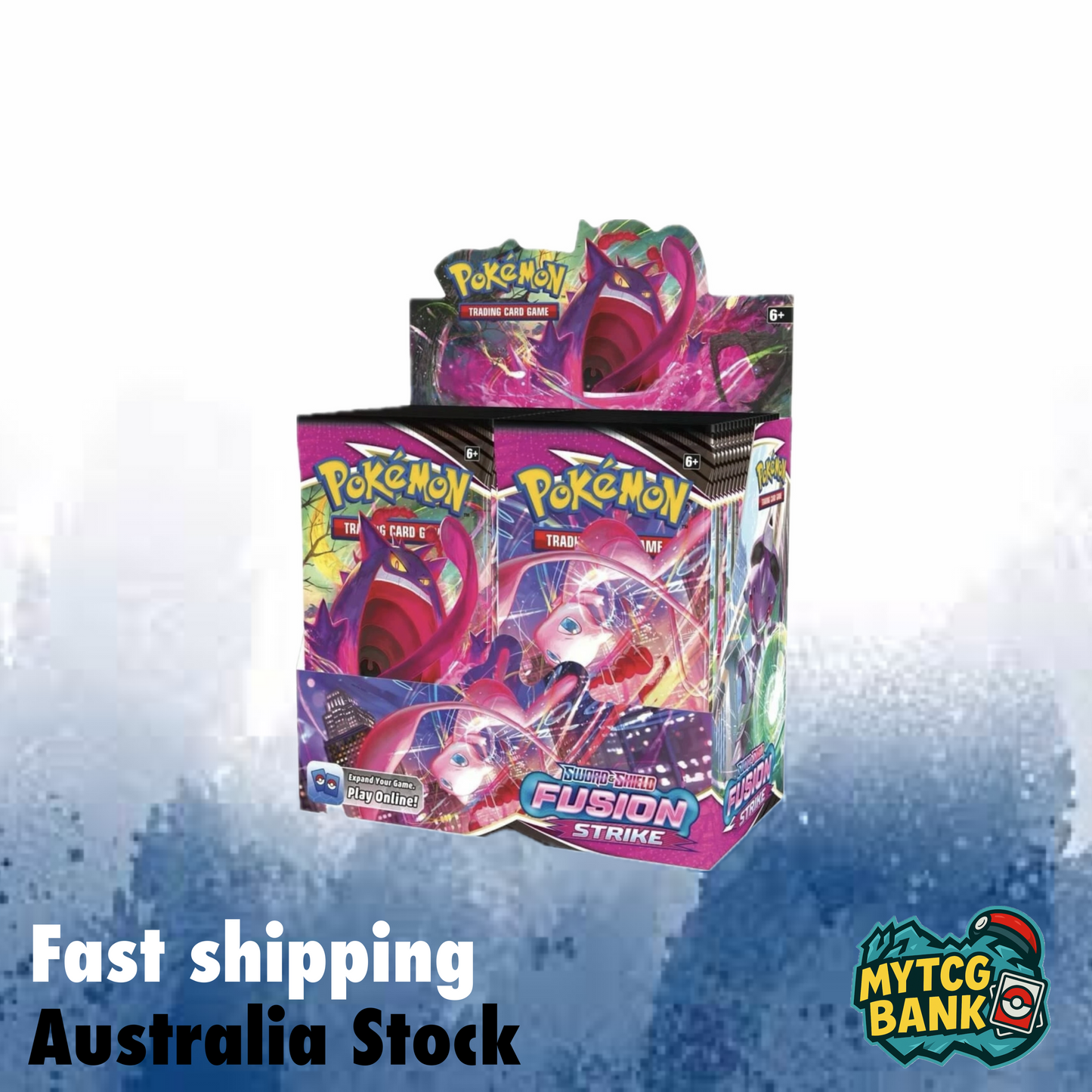 Sealed Pokémon Sword & Shield Fusion Strike Booster Box – 36 Packs – Factory Sealed & Authentic
