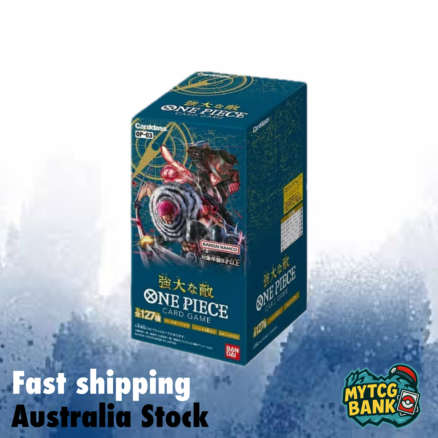 One Piece TCG: Pillars of Strength OP‑03 Japanese Booster Box (24 Packs, Factory‑Sealed)