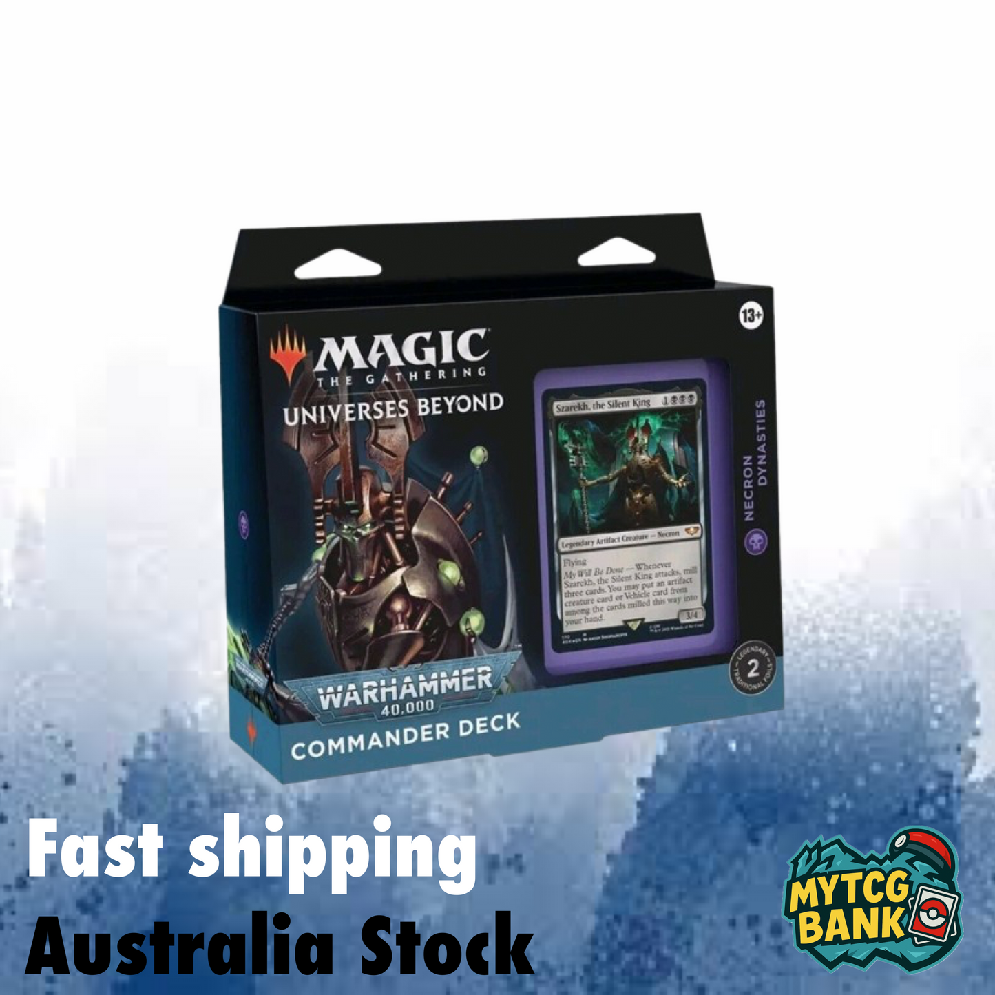 Magic the Gathering - Warhammer 40k - Commander Deck - Necron Dynasties - Brand New