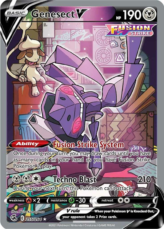 Genesect V Alternate Art - Fusion Strike - Near Mint