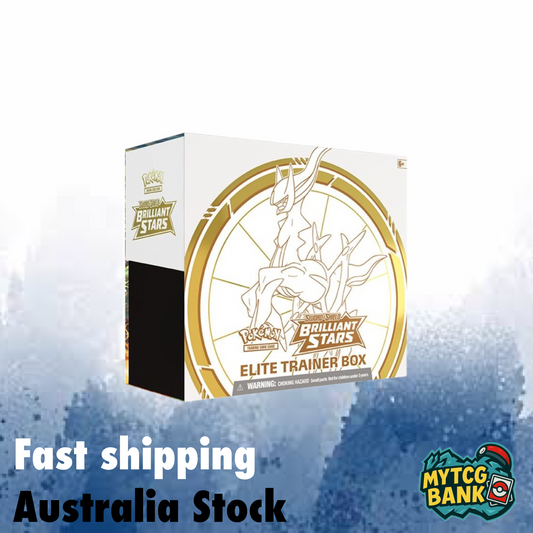 Pokémon TCG: Brilliant Stars Elite Trainer Box – Factory Sealed ETB (8 Booster Packs)