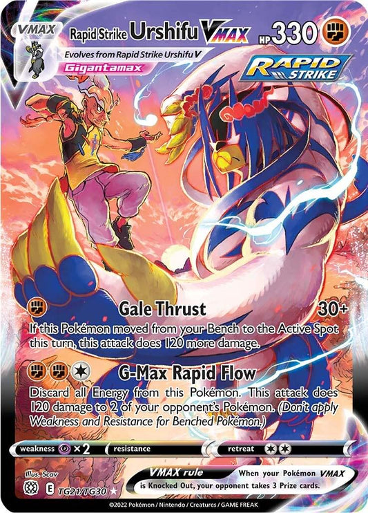 Rapid Strike Urshifu VMAX - Brilliant Stars - Near Mint