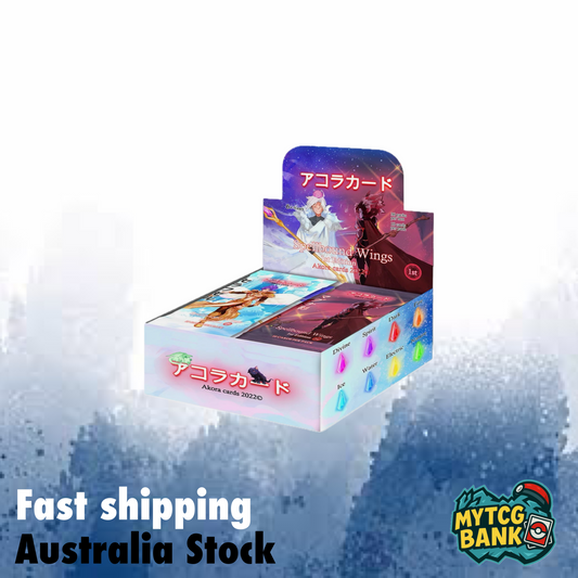 Akora TCG Spellbound Wings 1st Edition Booster Box – Factory Sealed (Inc Acrylic Case)