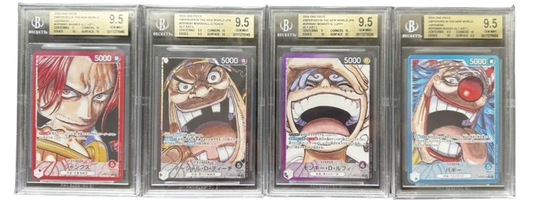 One Piece TCG : BGS 9.5 Four emperors set