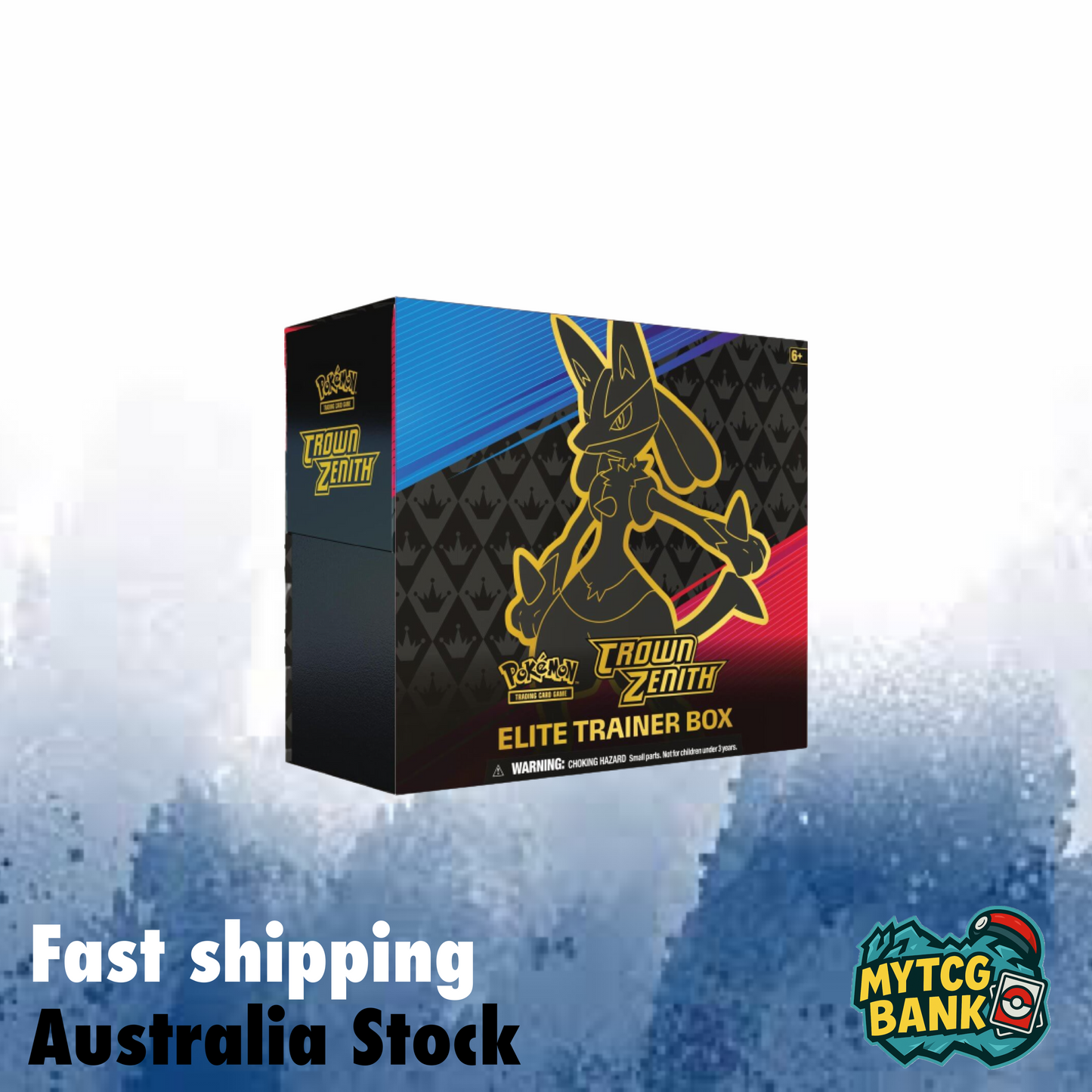 Pokémon TCG: Crown Zenith Elite Trainer Box – Factory Sealed ETB (10 Booster Packs)