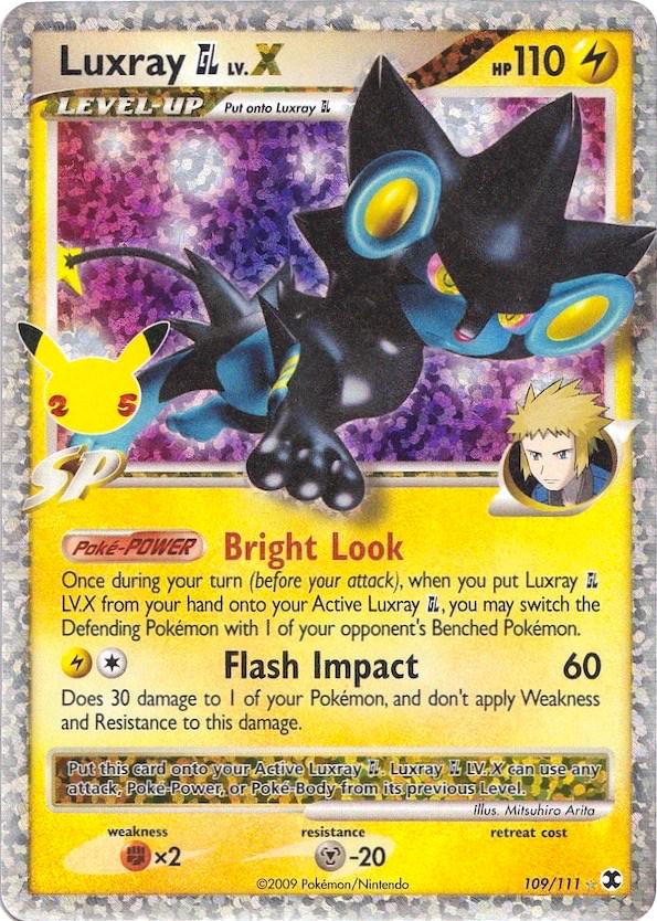 Luxray GL Lv X - Pokemon 25th Anniversary - Near Mint