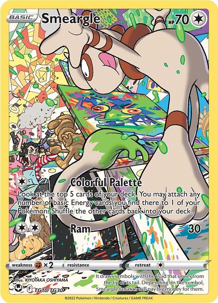 Smeargle Trainer Gallery - Silver Tempest - Near Mint