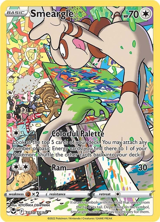 Smeargle Trainer Gallery - Silver Tempest - Near Mint