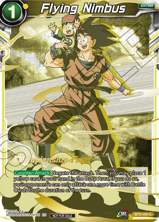 Flying Nimbus Championship Final Promo Card BT3-104 Foil - Near Mint