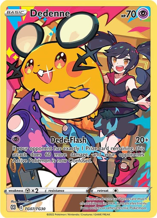 Dedenne Trainer Gallery - Brilliant Stars - Near Mint