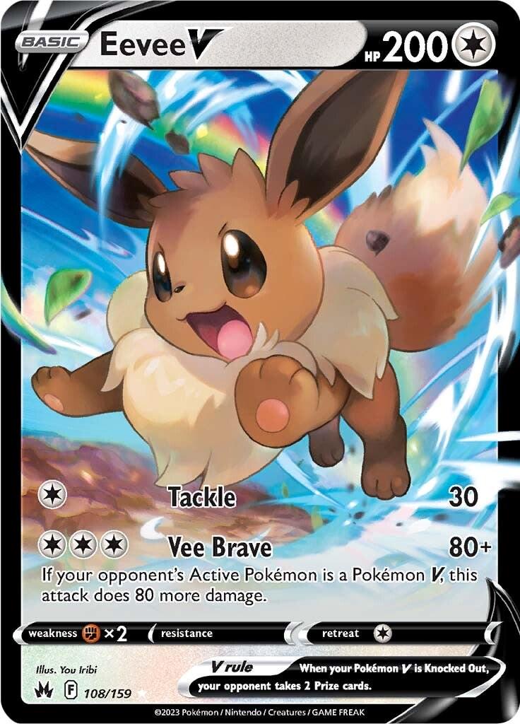 Eevee V - Crown Zenith - Near Mint