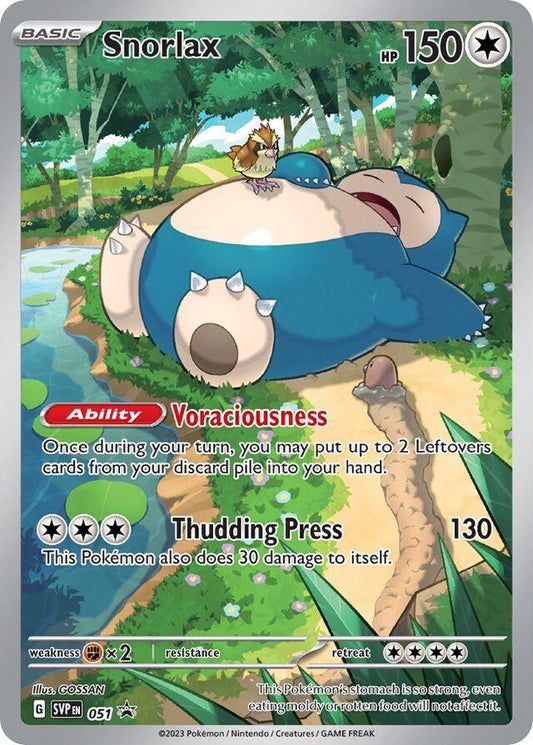 Snorlax  - Pokemon 151 Promo - Mint (Sealed)